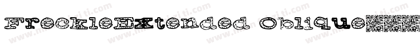 FreckleExtended Oblique字体转换